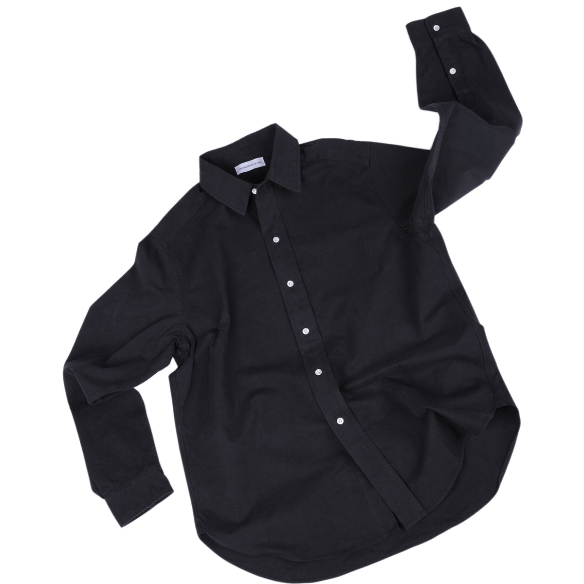 Double Weave Pima Cotton Oxford Standard collar.