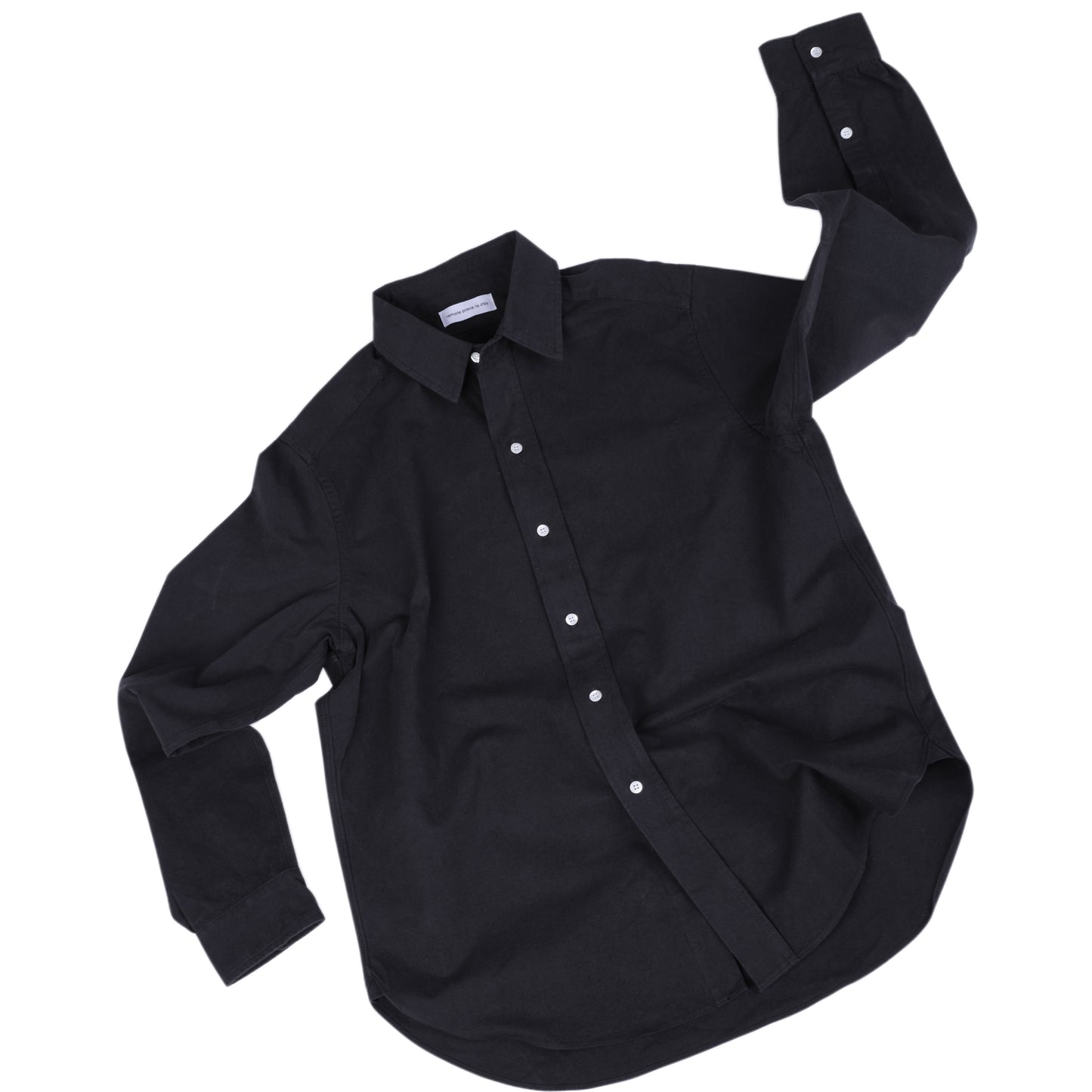 Double Weave Pima Cotton Oxford Standard collar.